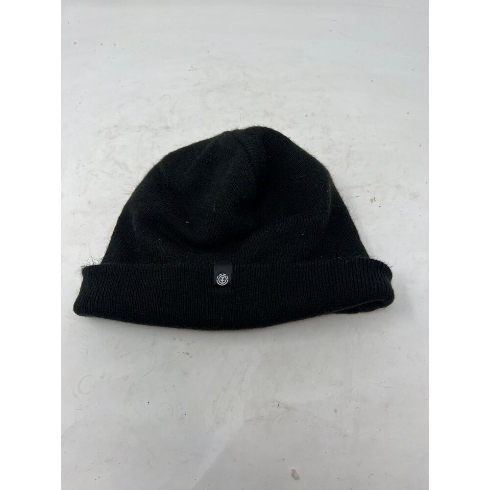 Black Knit Beanie Hat